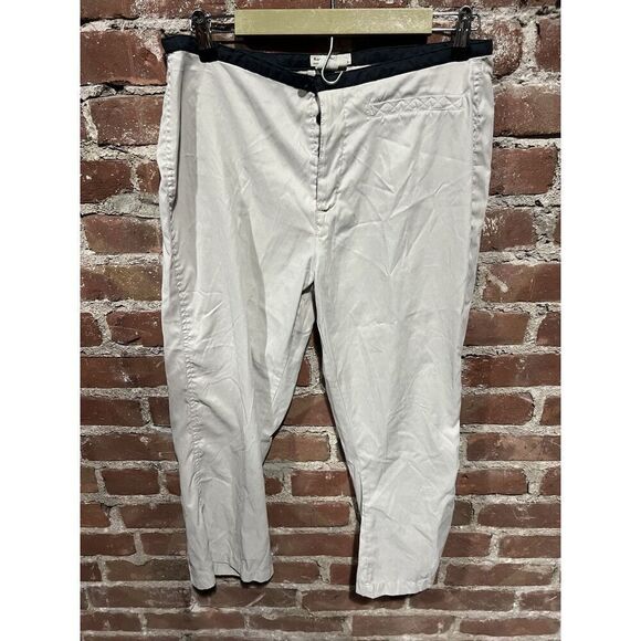 Royal Robbins Pants Womans 12 Chino Capri Khaki Patch Pockets - Picture 1 of 4